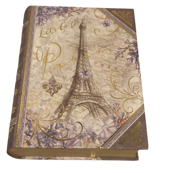 Pooch & Sweetheart Paris Themed Hidden Storage Book! - Picture 1 of 10